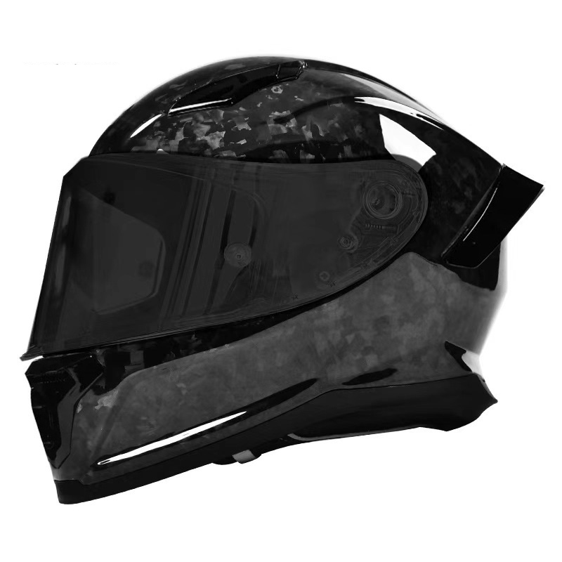 MT30 カーボンファイバーオートバイヘルメット Casco Moto DOT フルフェイスヘルメット