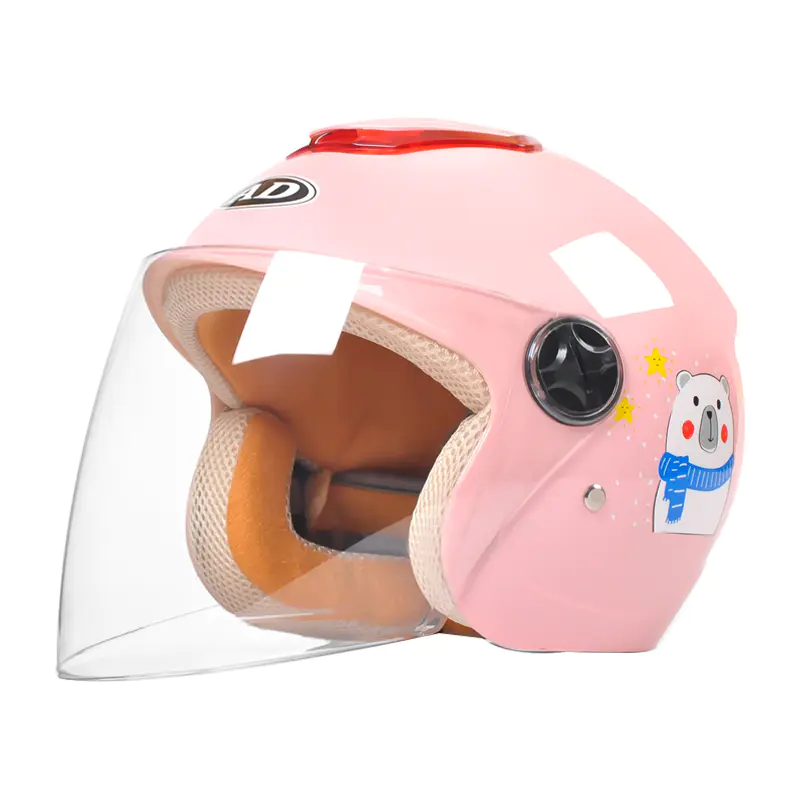 703 ABS キッズオープンフェイスオートバイヘルメット漫画柄モトクロスヘルメット
