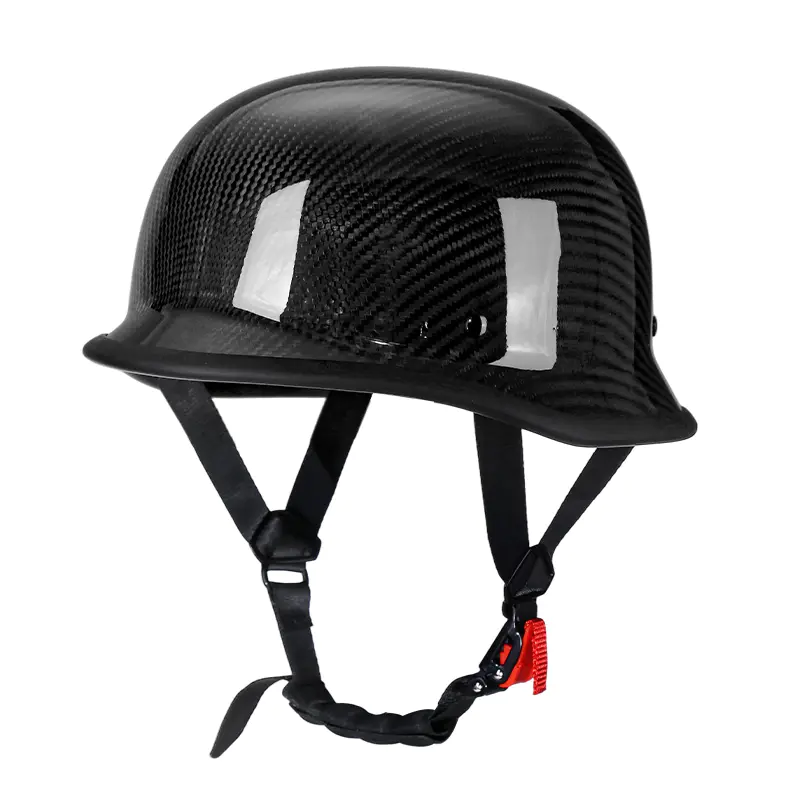 M35 カーボンファイバーレトロオートバイヘルメットモトクロスハーフフェイスヘルメット